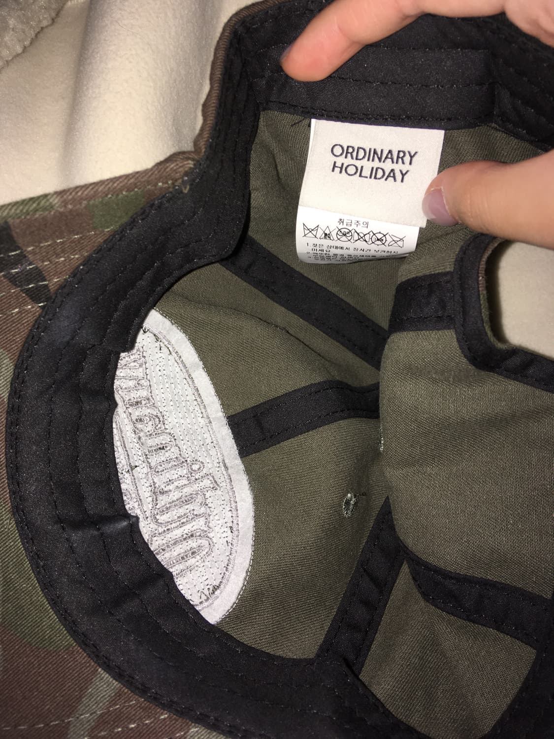 Ordinary Holiday 카모 볼캡 상품이미지2