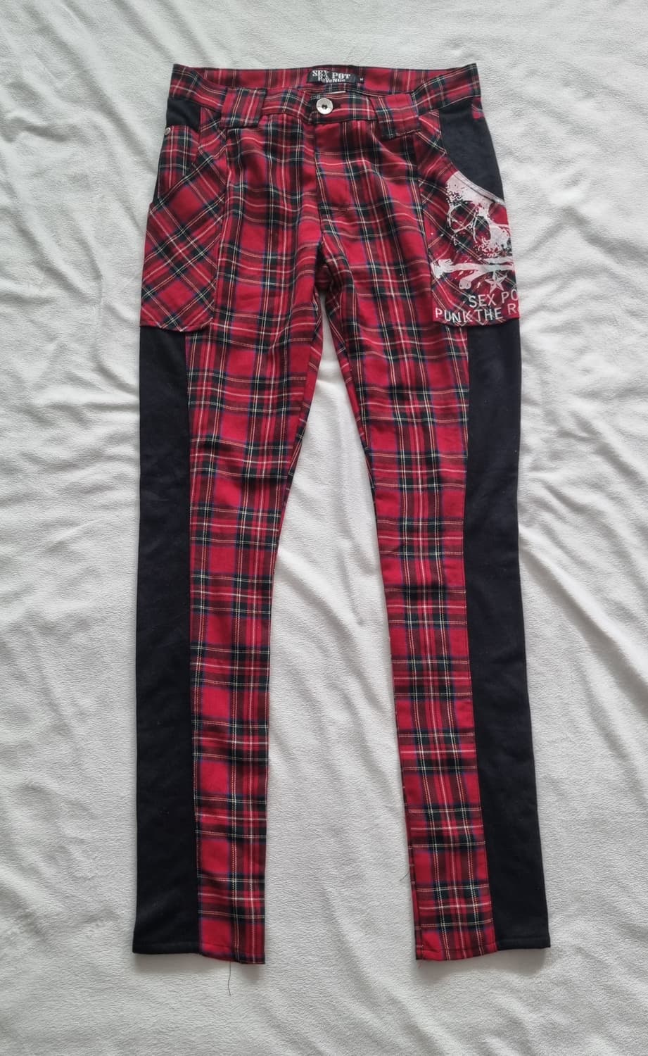 섹스팟리벤지 체크 펑크 팬츠 상품이미지1