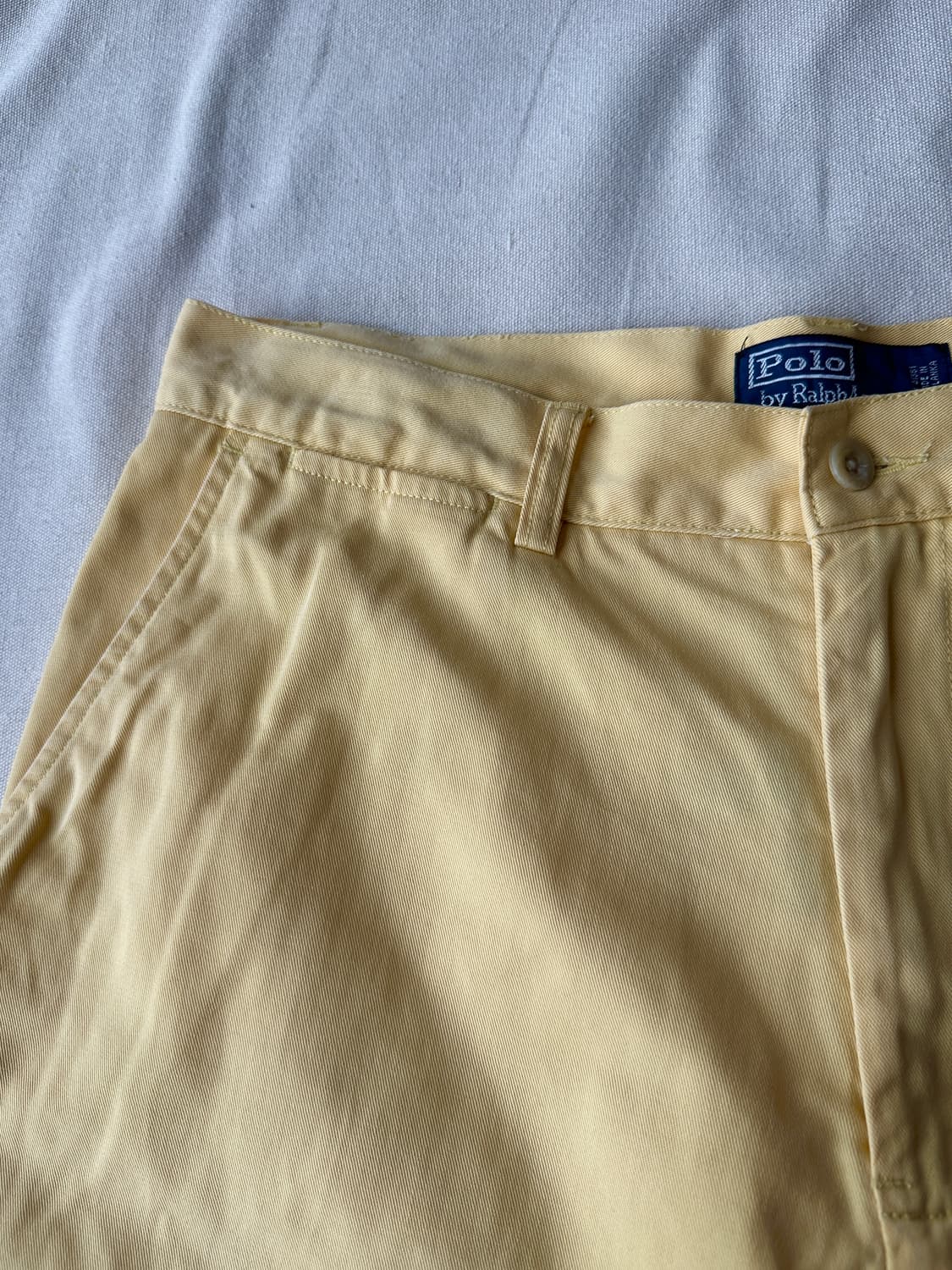 폴로 치노 쇼츠 옐로우 32 상품이미지4