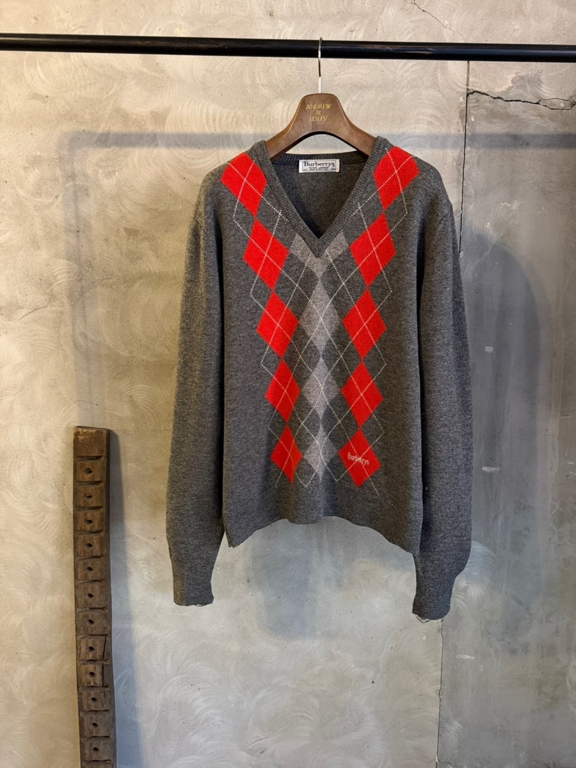 버버리 스코티쉬 아가일 니트 105 상품이미지7