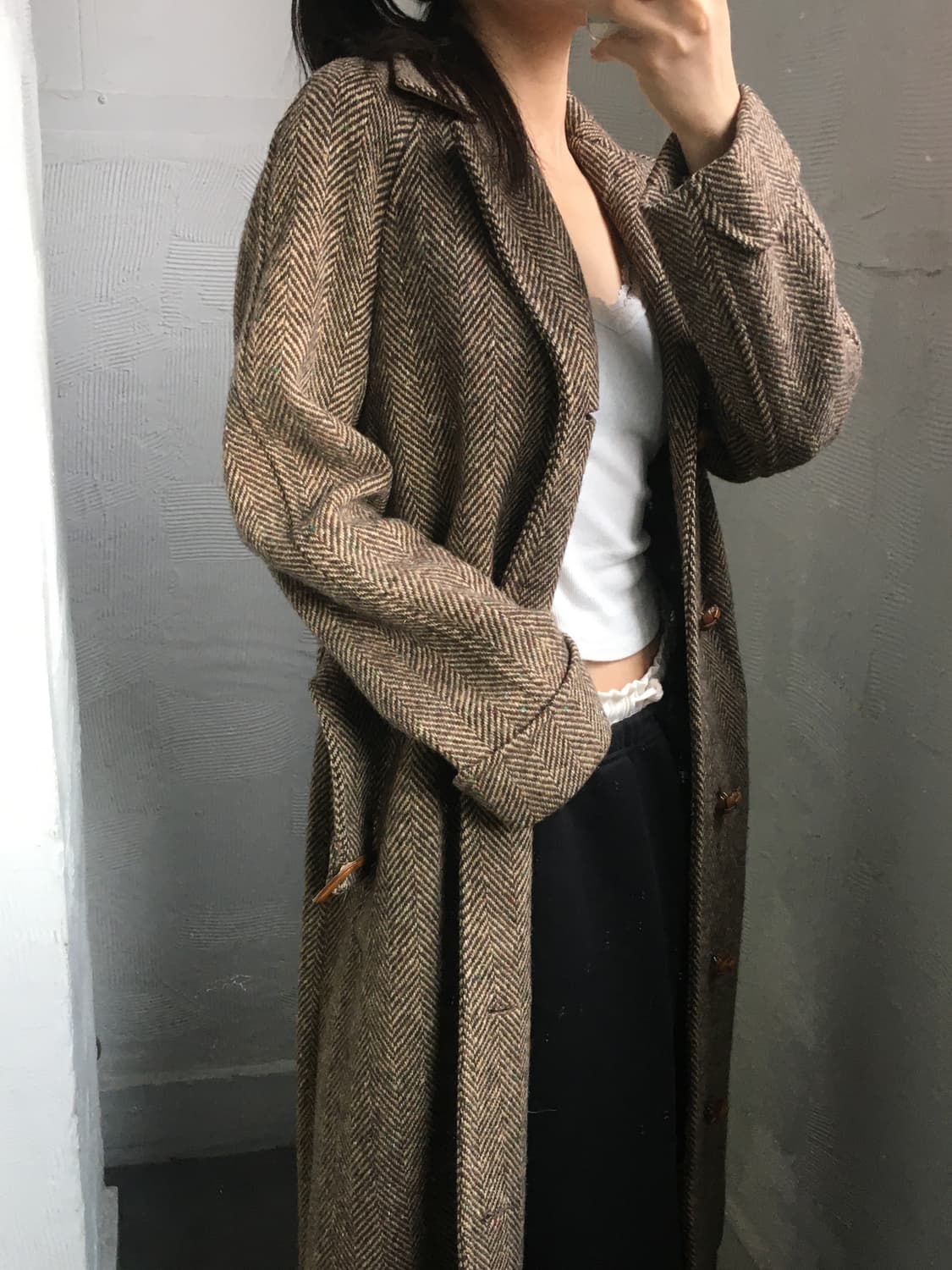 Polo 폴로 랄프로렌 울 헤링본 코트  상품이미지3