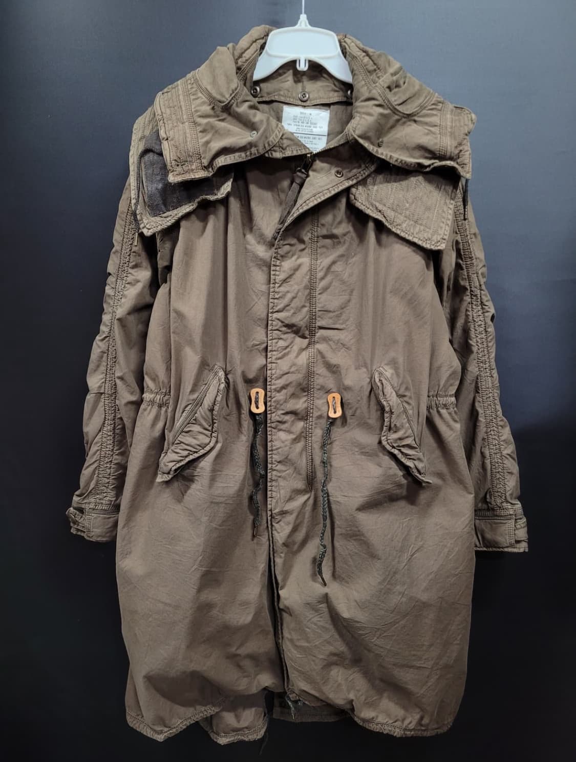 g.o.a 하이넥 피쉬테일 개파카자켓 (이너포함) 상품이미지7