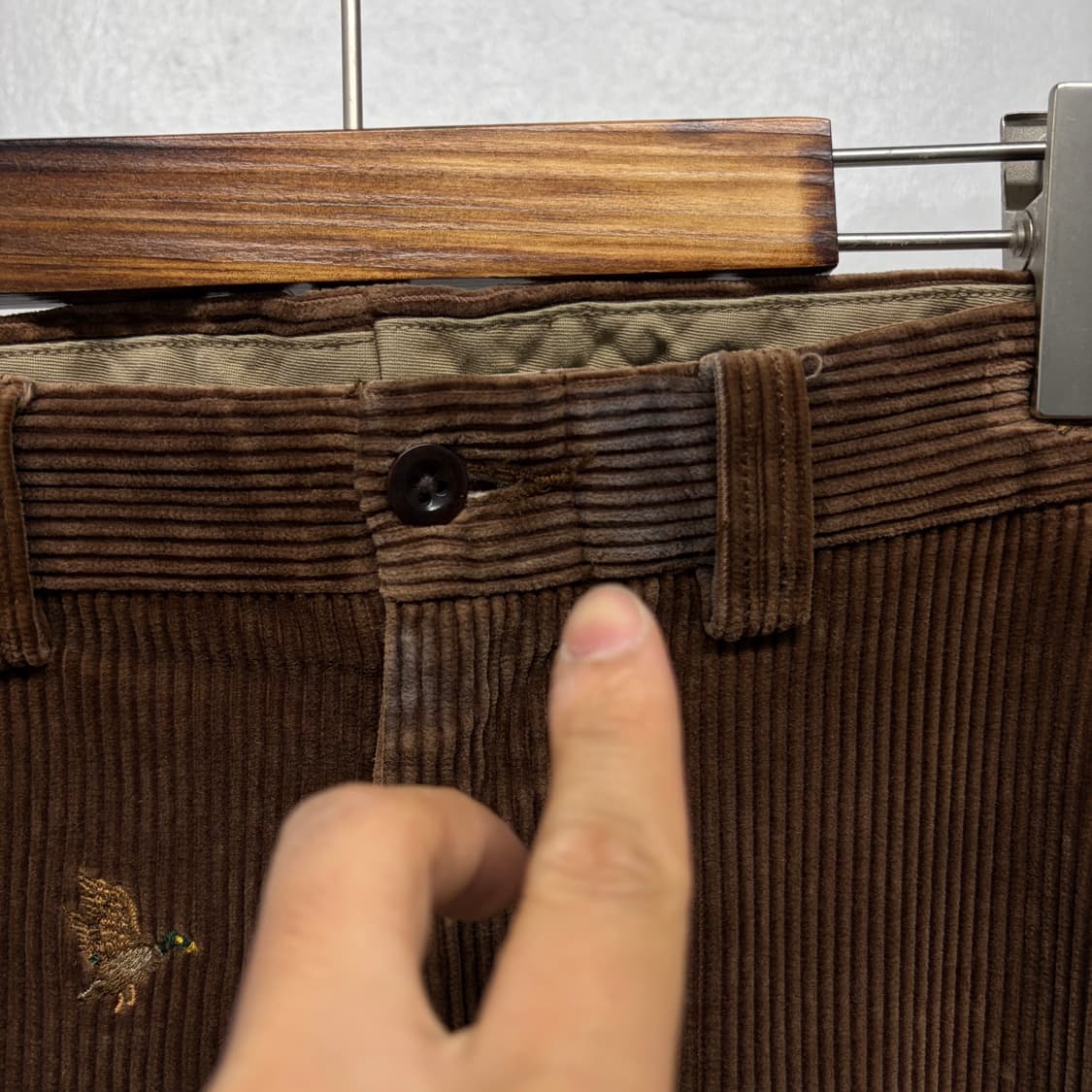 폴로 오리 자수 코듀로이 팬츠 상품이미지8