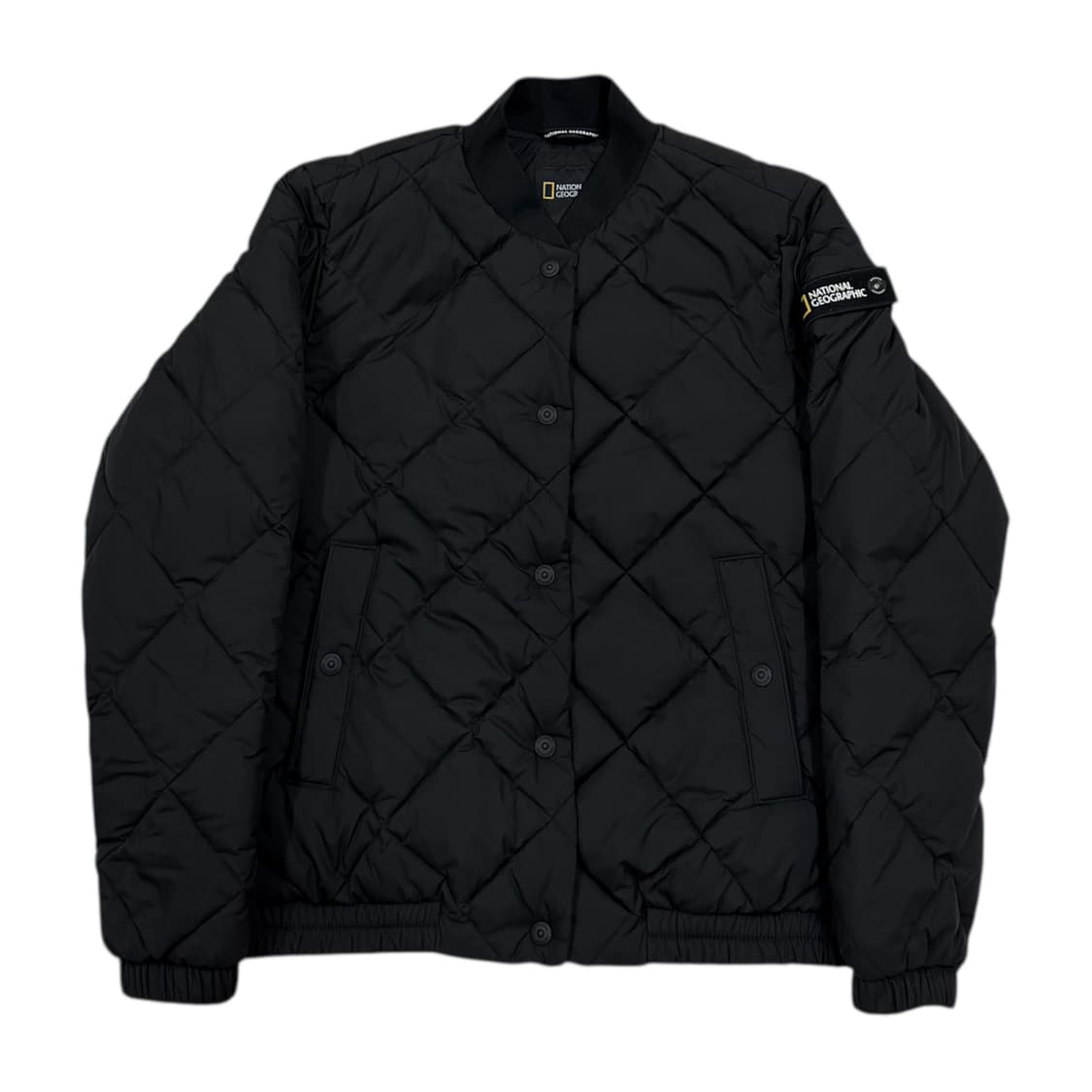 내셔널지오그래픽 여성 엘크 블루종 경량패딩 점퍼 블랙 XS 상품이미지1