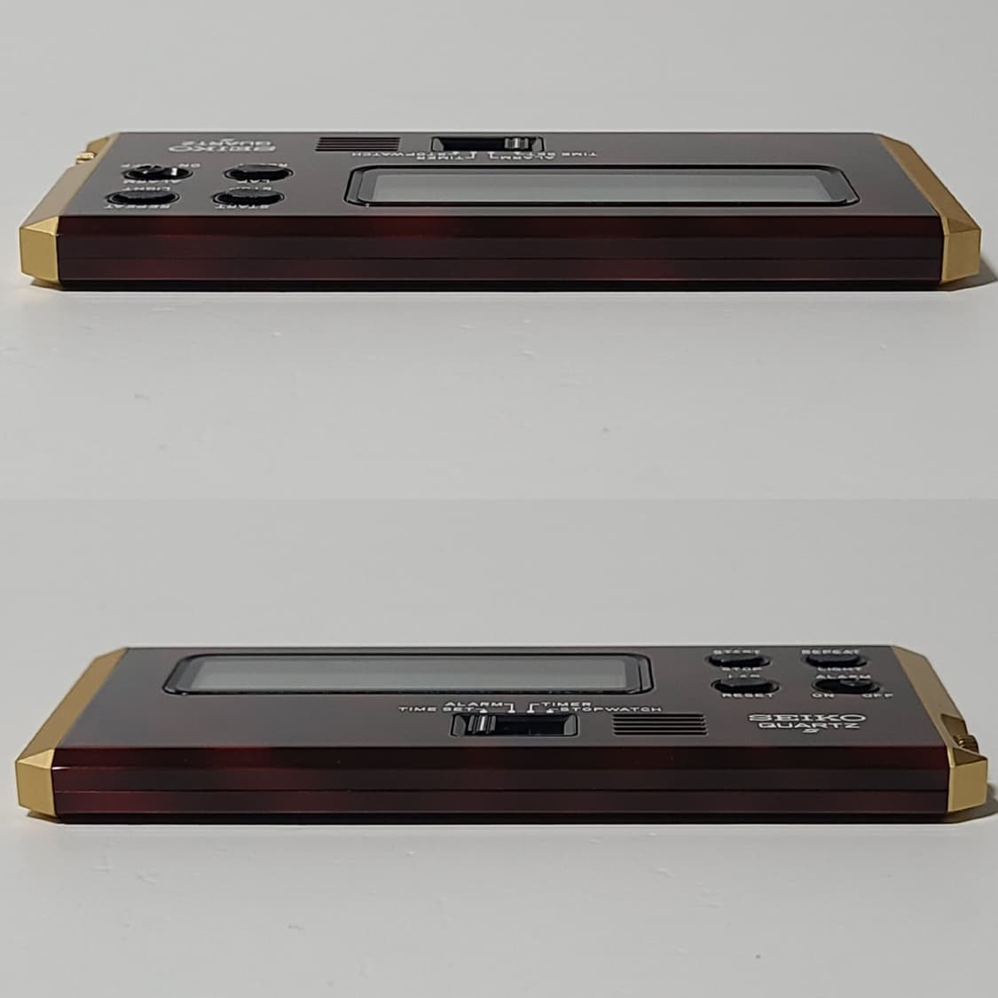 세이코 빈티지 탁상 카드형 시계 포켓 알람 쇼와 상품이미지4
