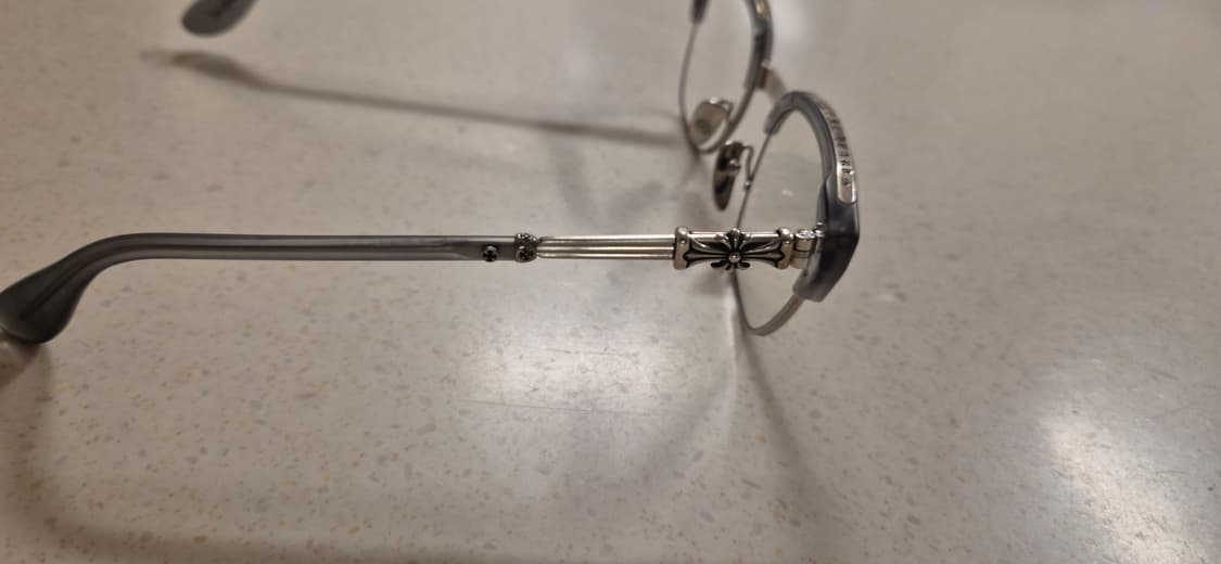 크롬하츠 보넨노이슈어1 브러쉬드실버 안경 상품이미지3