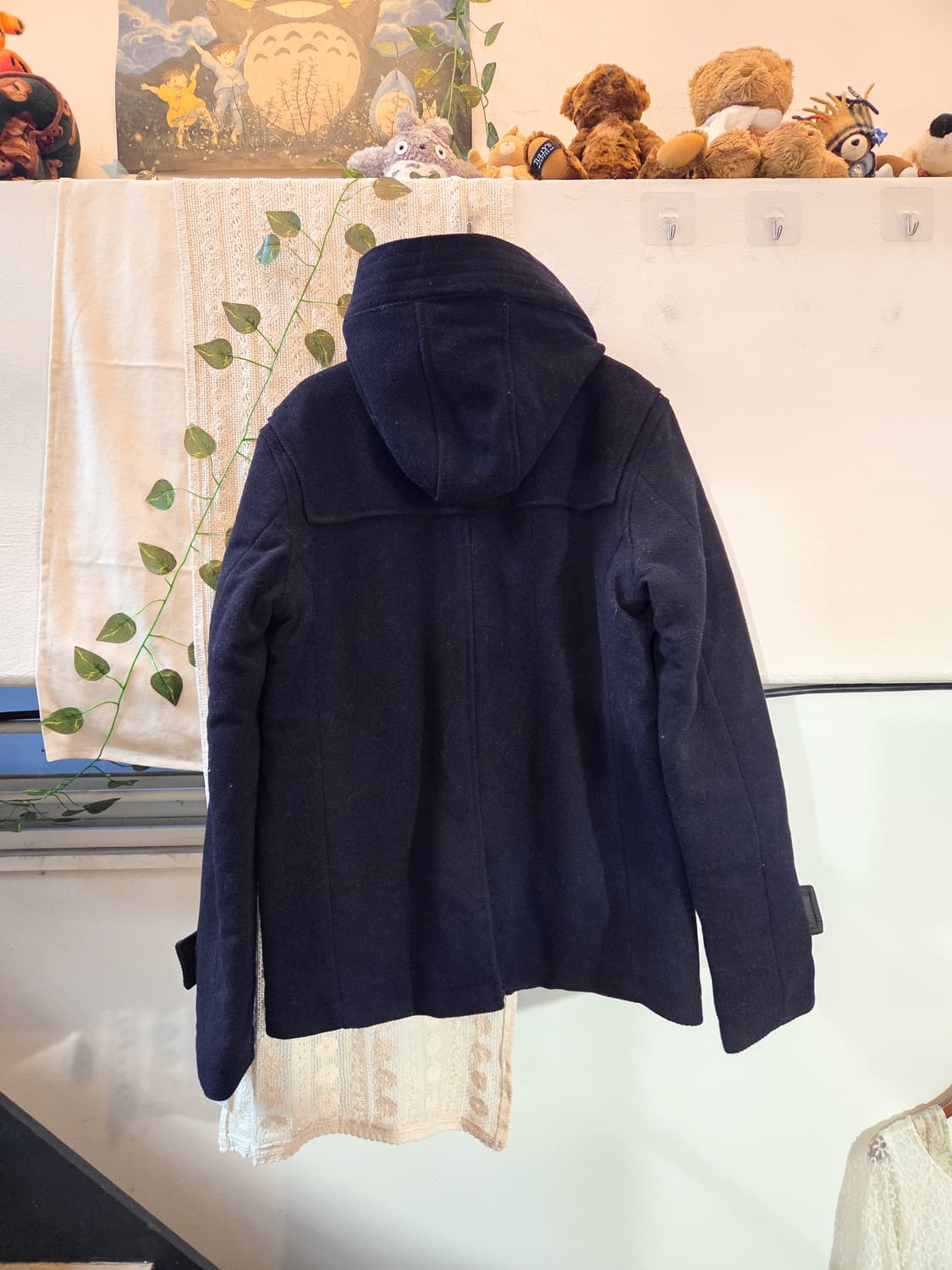 딥네이비 떡볶이 코트 상품이미지6