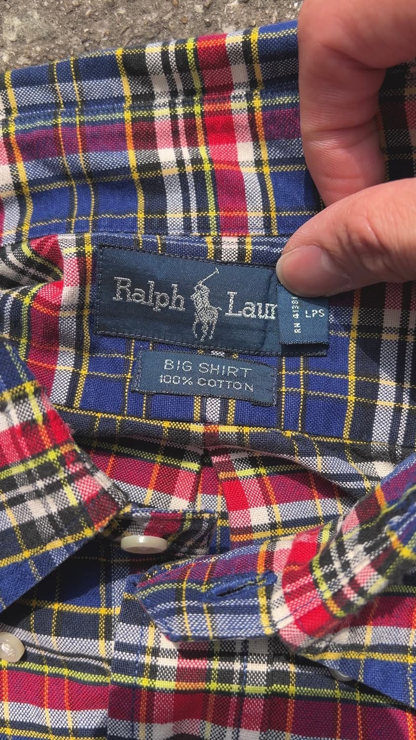 [90s POLO vintage] 폴로 Big shirt XL 상품이미지7