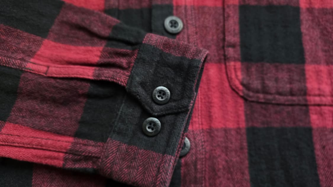 일본판 에디 바우어 타탄 체그 레드 셔츠 L 싸이즈  상품이미지6