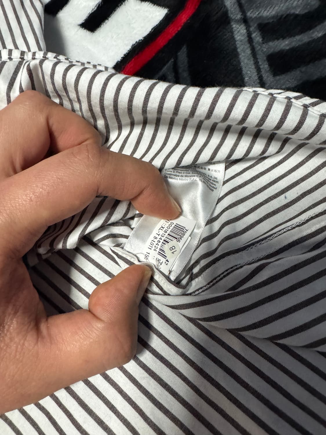 바나나 리퍼블릭 슬림 핏 드레스 셔츠 브라운 스트라이프 상품이미지9