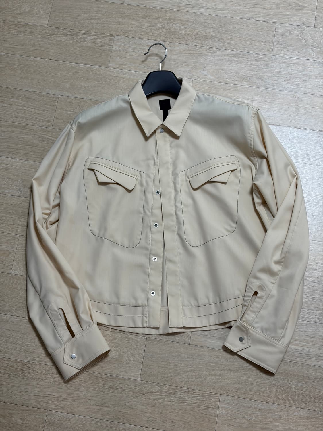 JLAL 신탄 포켓디테일 블루종 트러커 자켓 상품이미지2