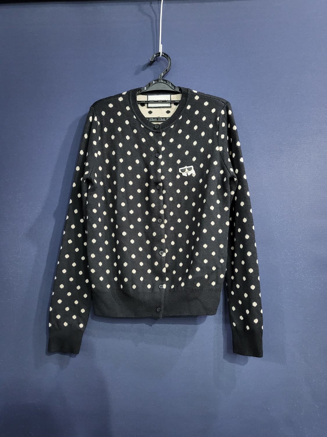 칼라거펠트 울 가디건 상품이미지1