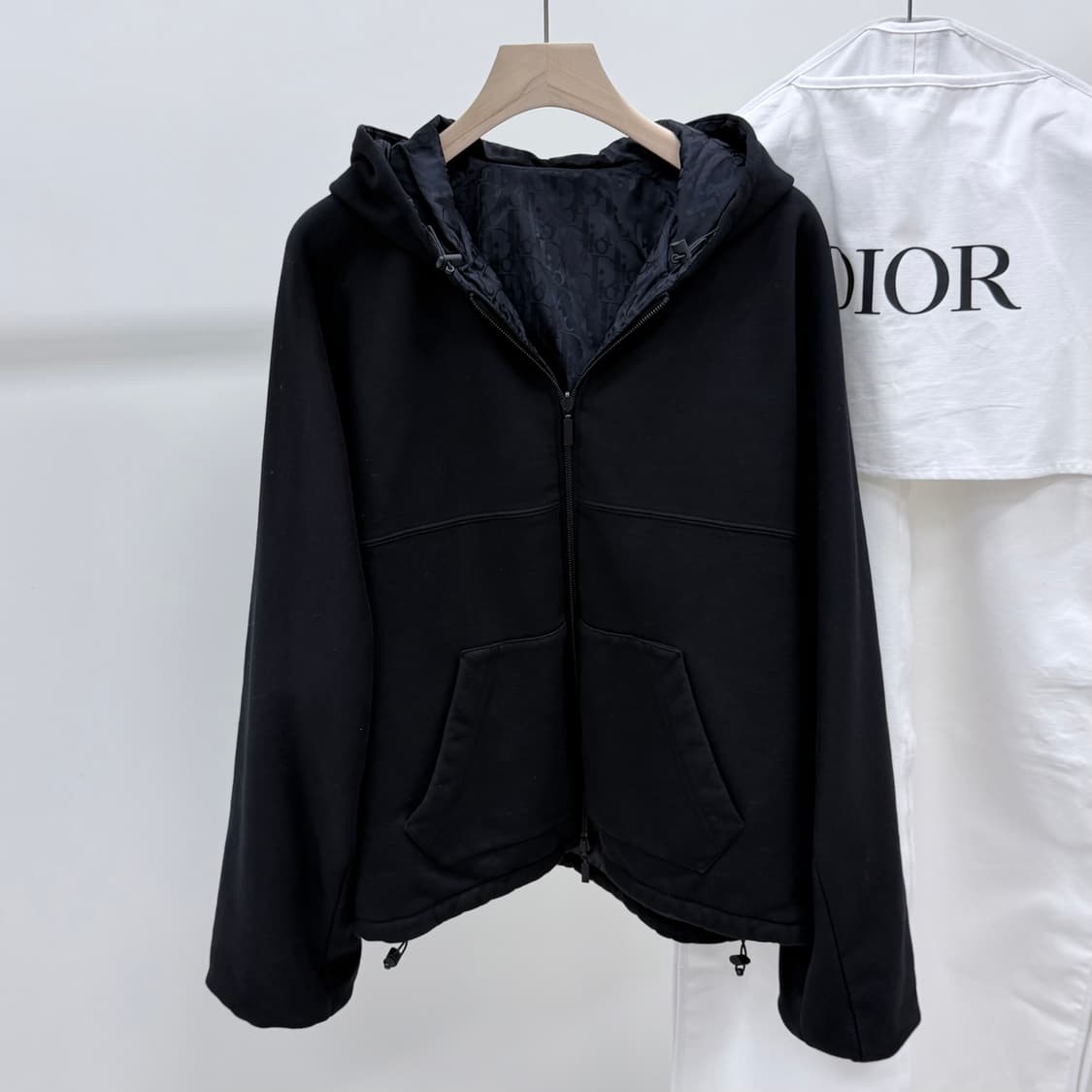 [S+급/M] 디올 꾸뛰르 오블리크 리버서블 후드 트랙 자켓 상품이미지3