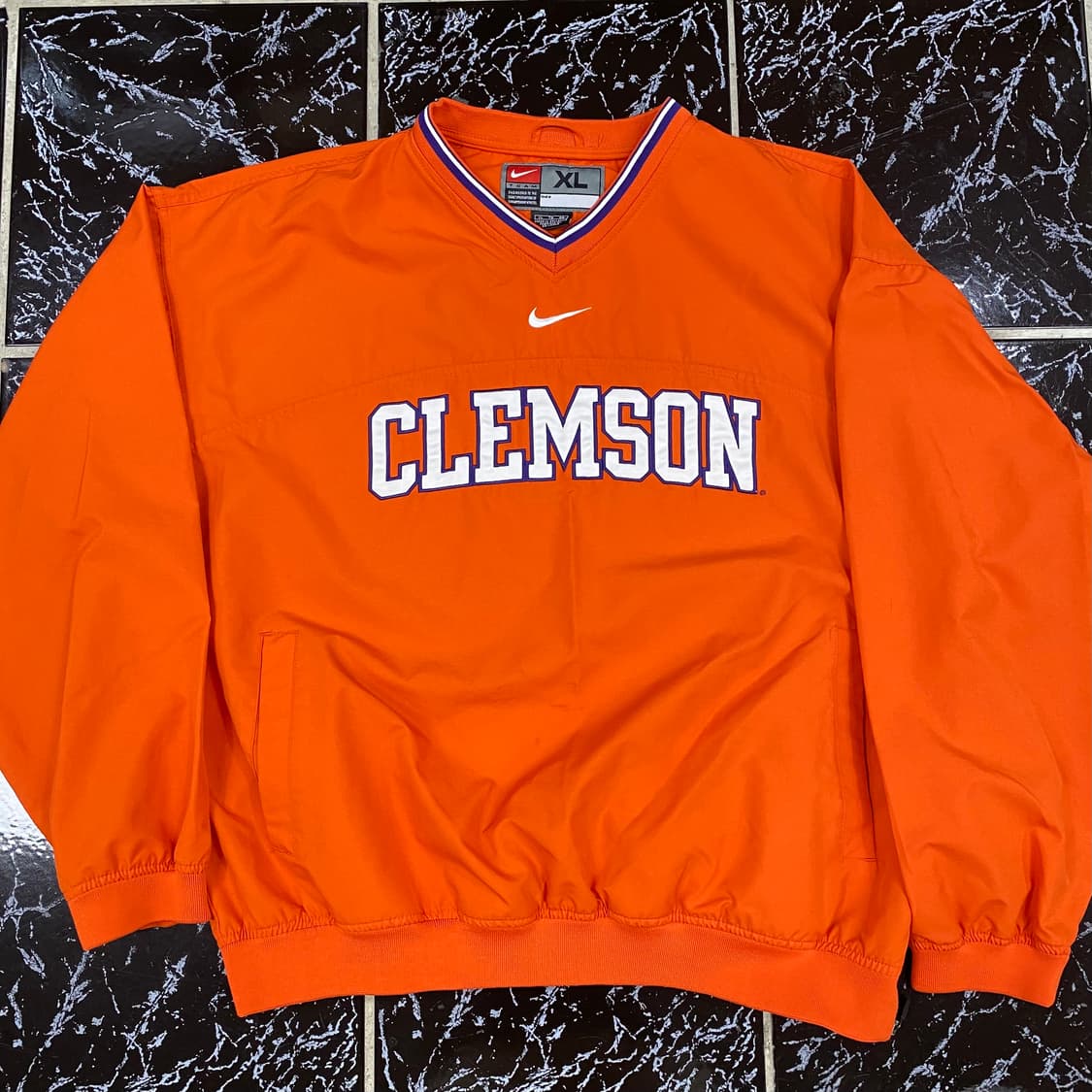 나이키 클렘슨 주황 오렌지 ph1 웜업 바람막이 자켓 상품이미지1