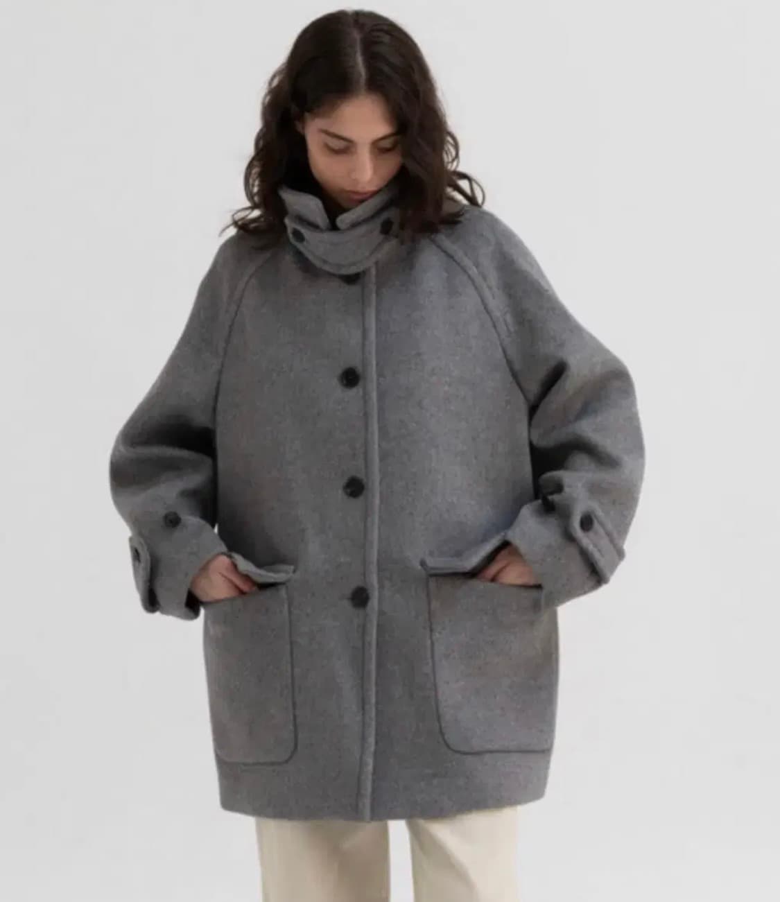 모노하 하프 코트 상품이미지3