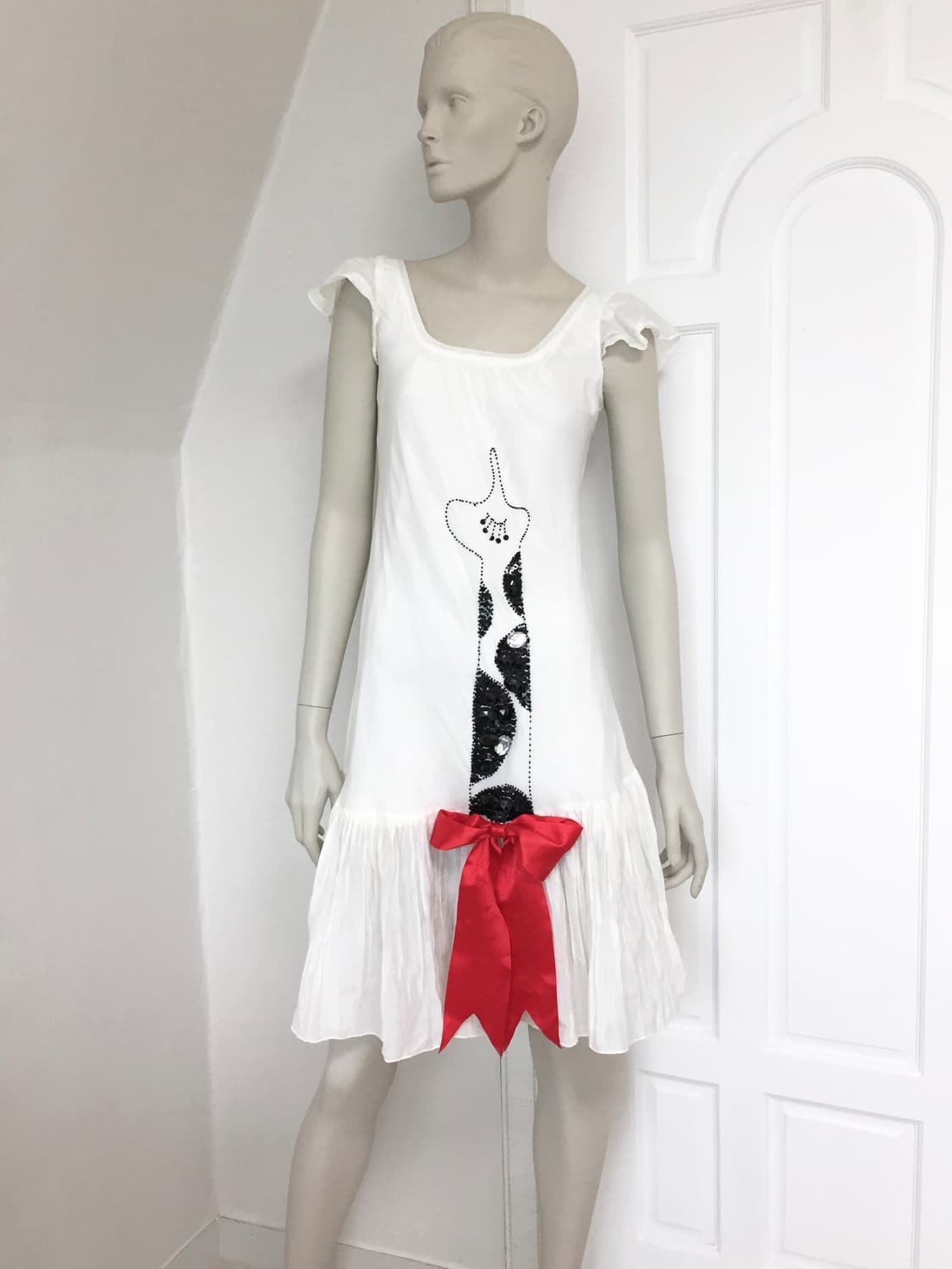 Giraffe spangled stitch  Dress 상품이미지1