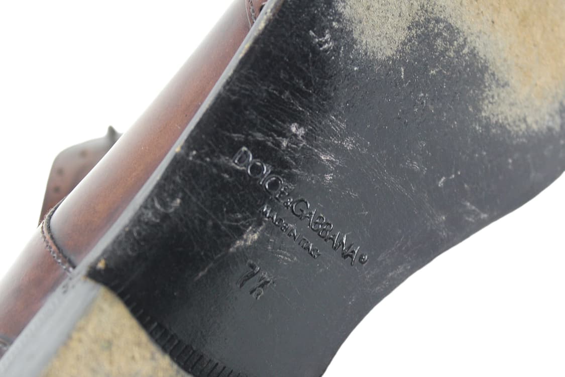 Dolce & Gabbana 돌체앤가바나 스틸레토 브로그 슈즈 상품이미지6