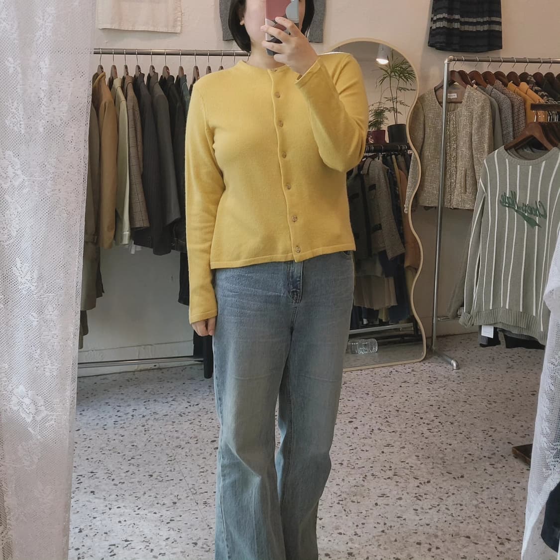 Vivid Cashmere 캐시미어100 가디건 상품이미지2