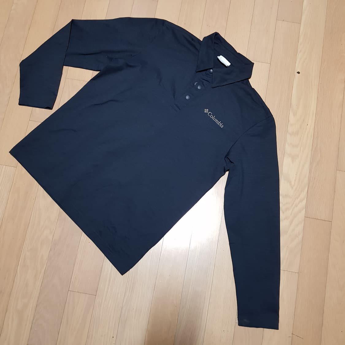95 /미사용/ 컬럼비아 / 긴팔 기능성폴리셔츠 네이비/407-002 상품이미지5