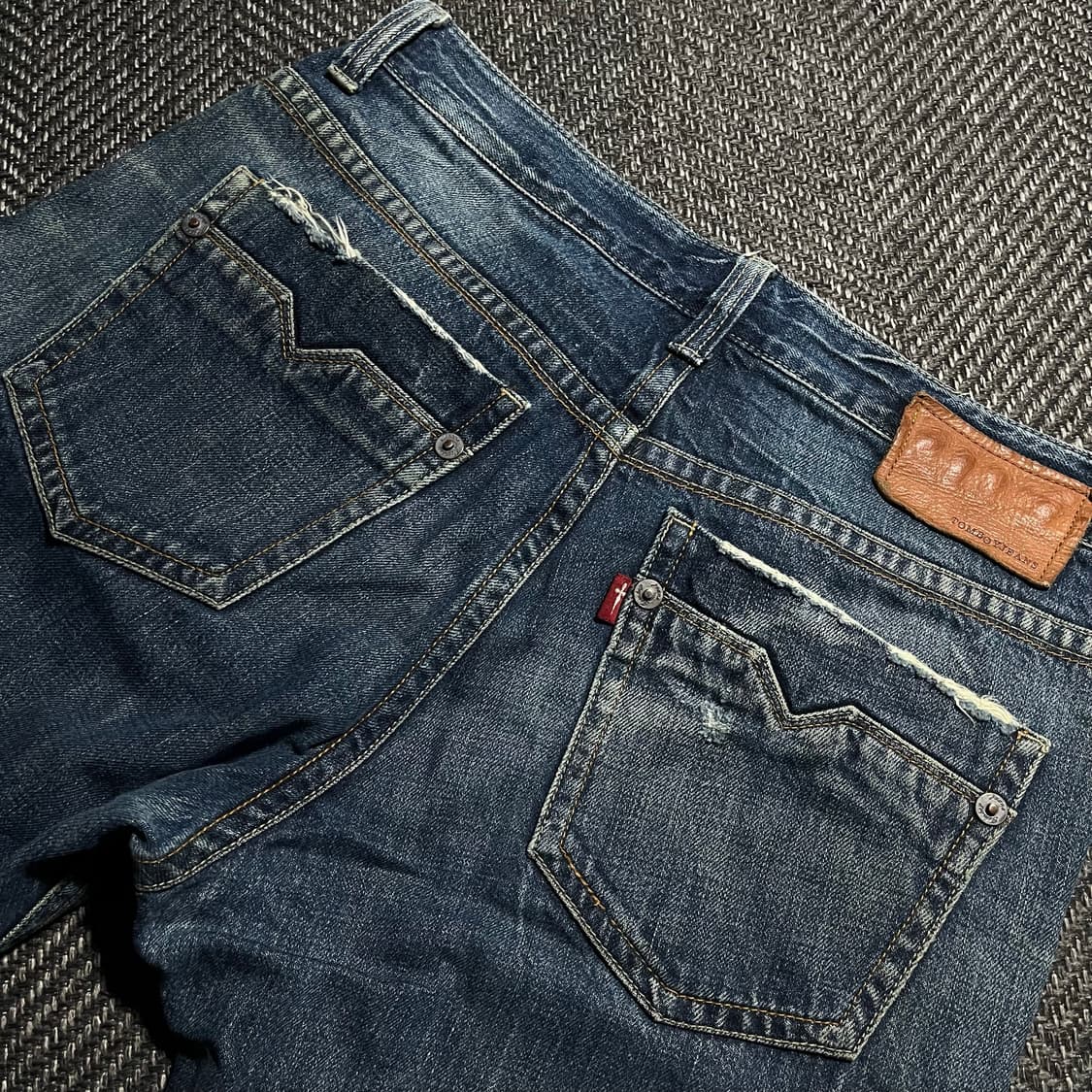 [33] TOMBOYJEANS 톰보이진스 부츠컷 데미지 데님 팬츠 상품이미지6