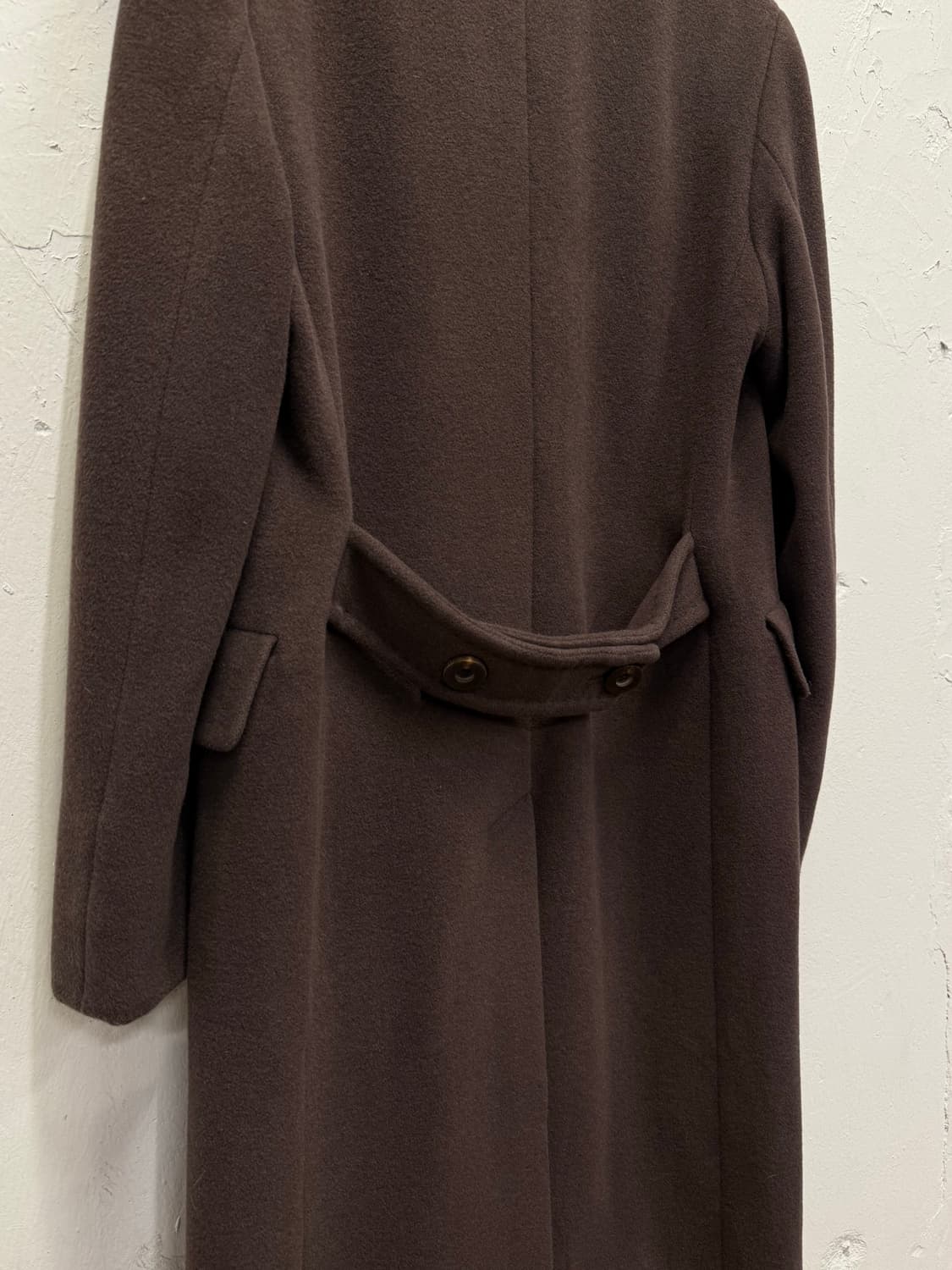 55) Italy MARELLA Dark Brown Angora Coat 상품이미지8