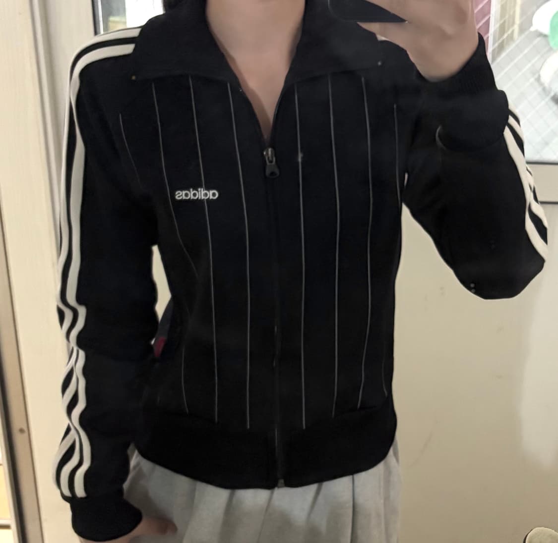아디다스 스트라이프 블랙 져지 상품이미지1