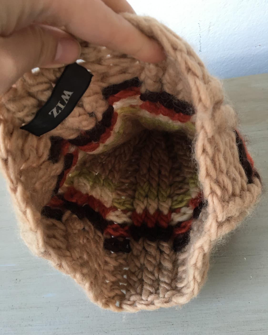  pom pattern knit beanie 상품이미지4