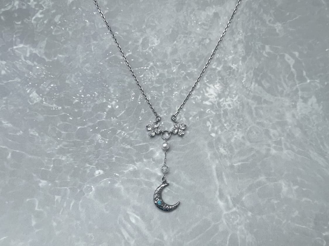 Mood Drop Necklace 달 드롭 써지컬 목걸이 상품이미지6
