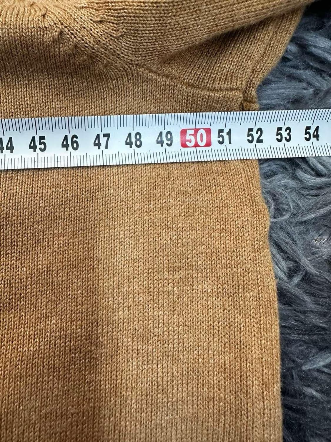 타미힐피거 베이지 핀터깔 프리미엄 코튼 니트(S) 상품이미지4