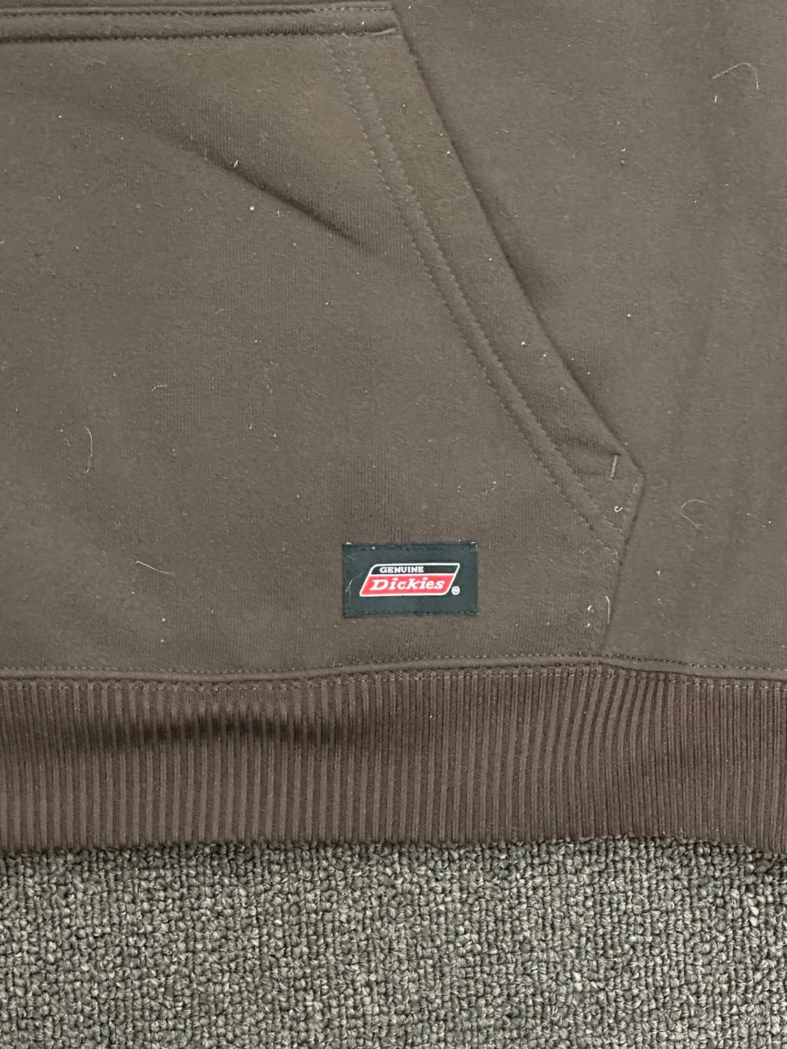 L)디키즈 빈티지 클래식 브라운 플리스 후디 상품이미지4