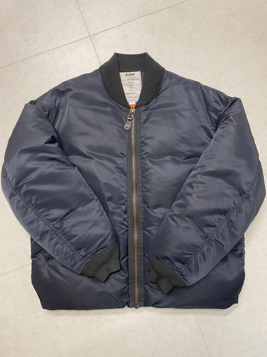 [1] 블라인드파일즈 밀플라이트 다운파카 블랙 초판  상품이미지1