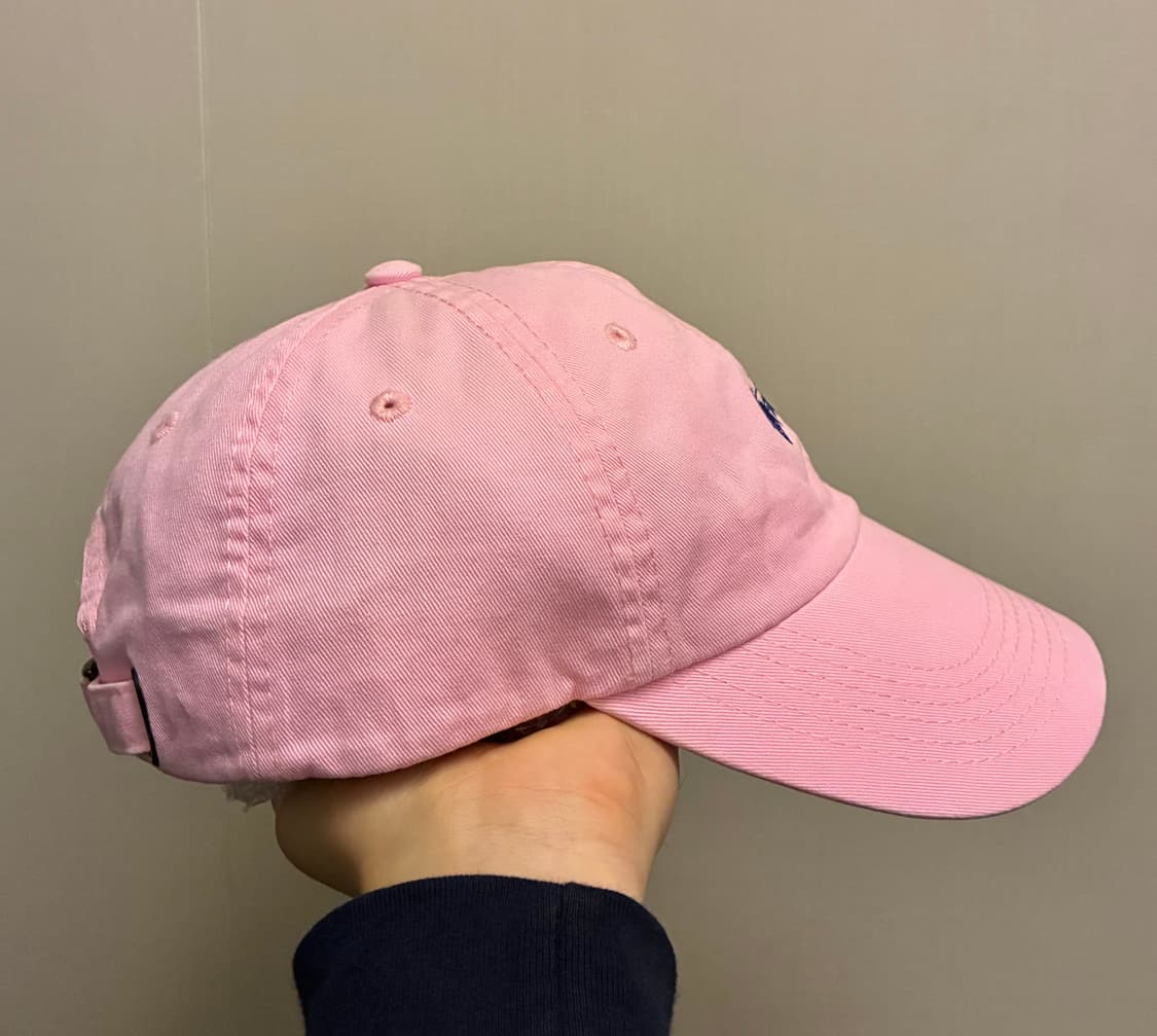 (S/F)Stussy 스투시 베이직 스탁 로우 프로파일 볼캡 모자 핑크 상품이미지4