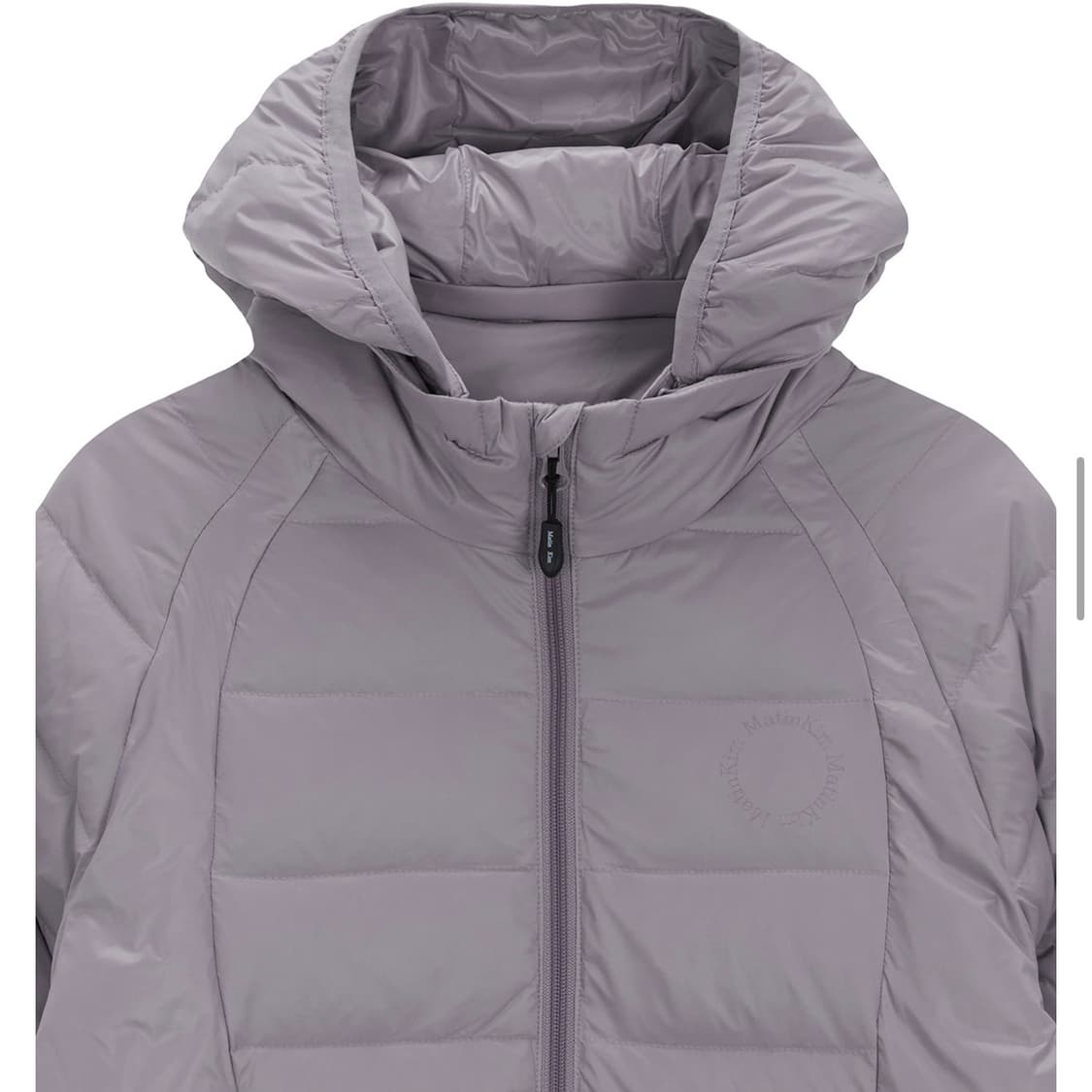 마뗑킴 LIGHTWEIGHT DUCK DOWN HOODY 경량패딩 S 상품이미지4