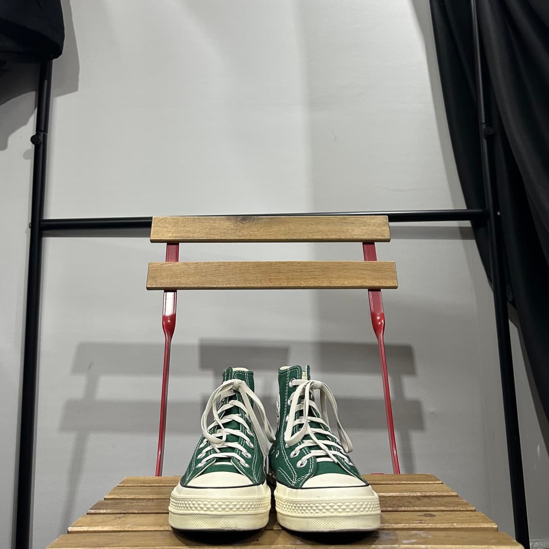 230) 컨버스 운동화 여성 여자 신발 척테일러 70 하이 그린 상품이미지2