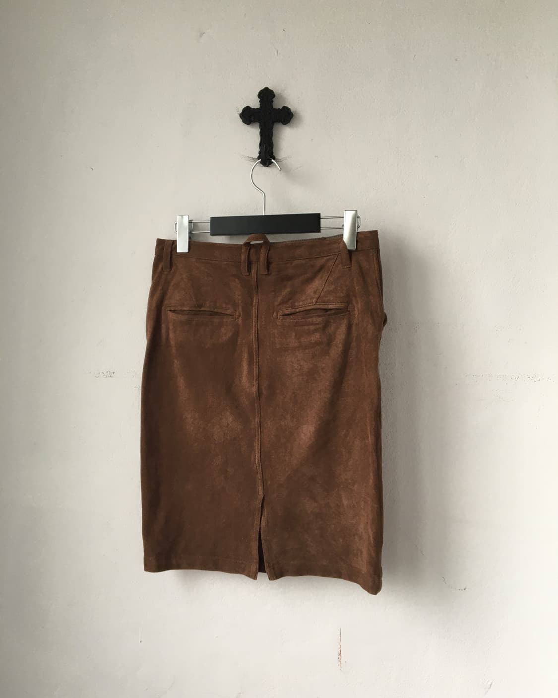 Suede midi skirt 상품이미지2