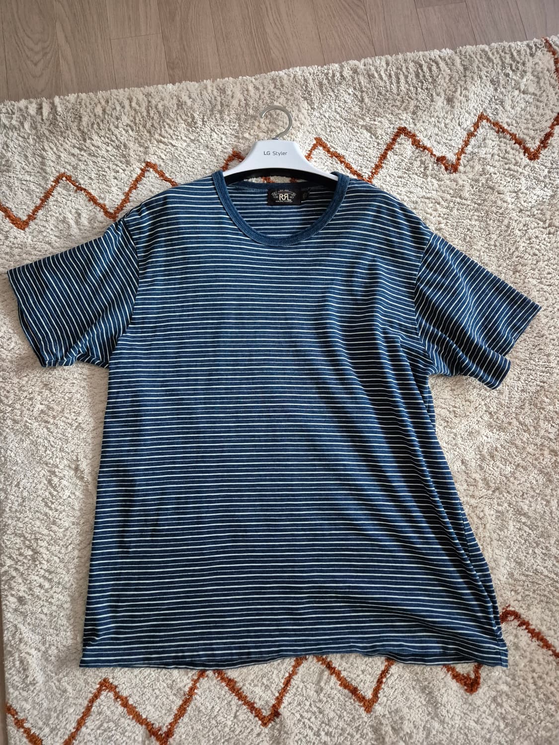 RRL 스트라이프 류준열 반팔 xl 상품이미지1