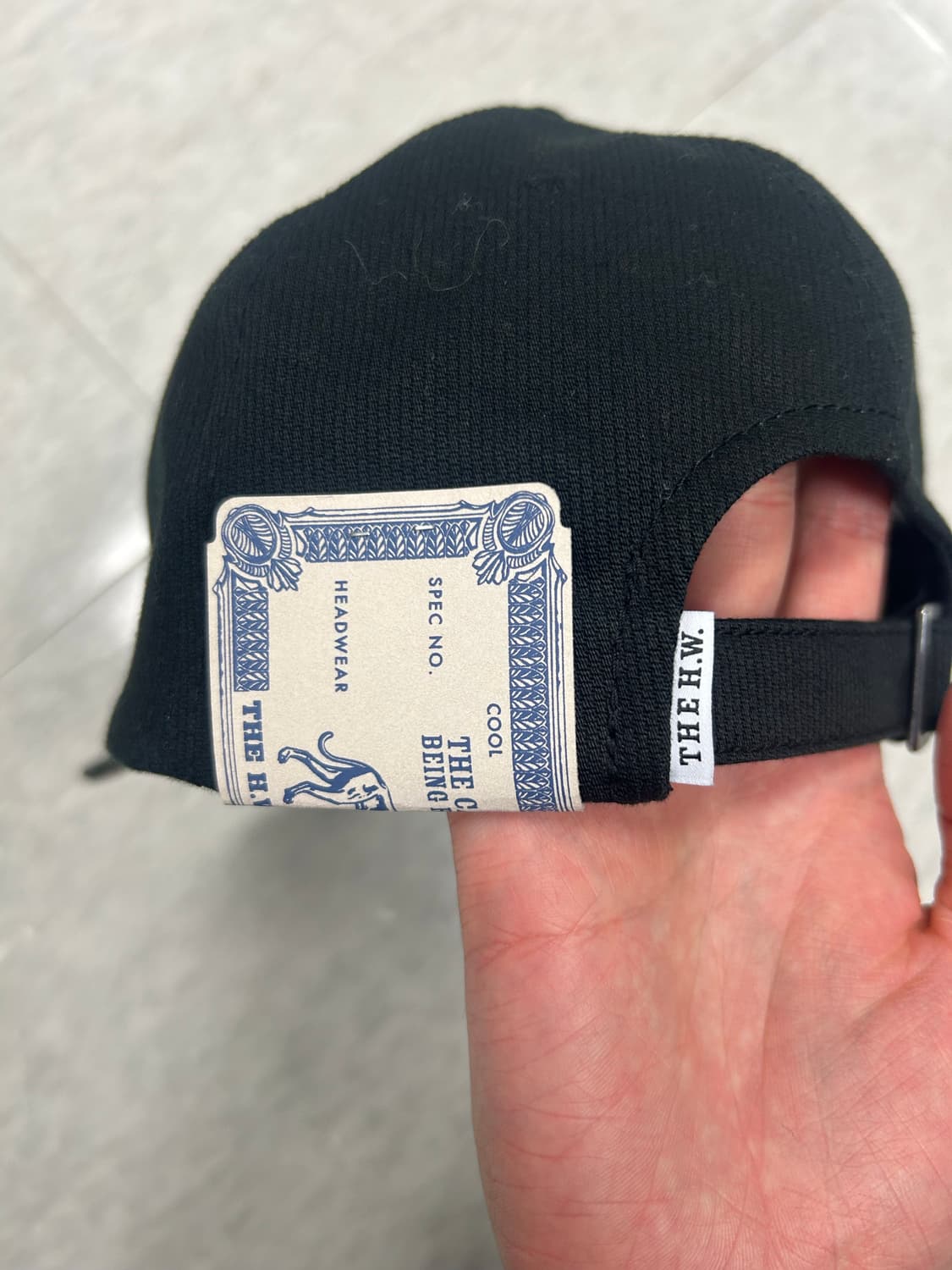 도그앤코 투톤 캡 블랙 상품이미지4