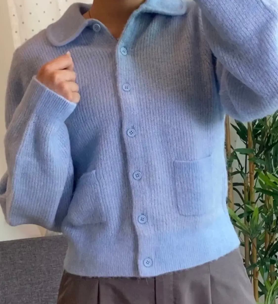 앤아더스토리즈 칼라니트가디건 상품이미지5