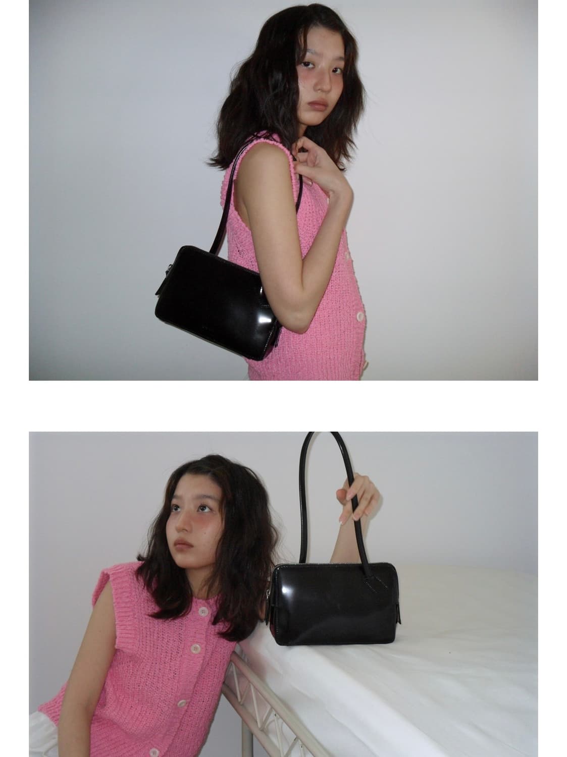 포니테일 ponytail mia club bag 블랙 상품이미지4