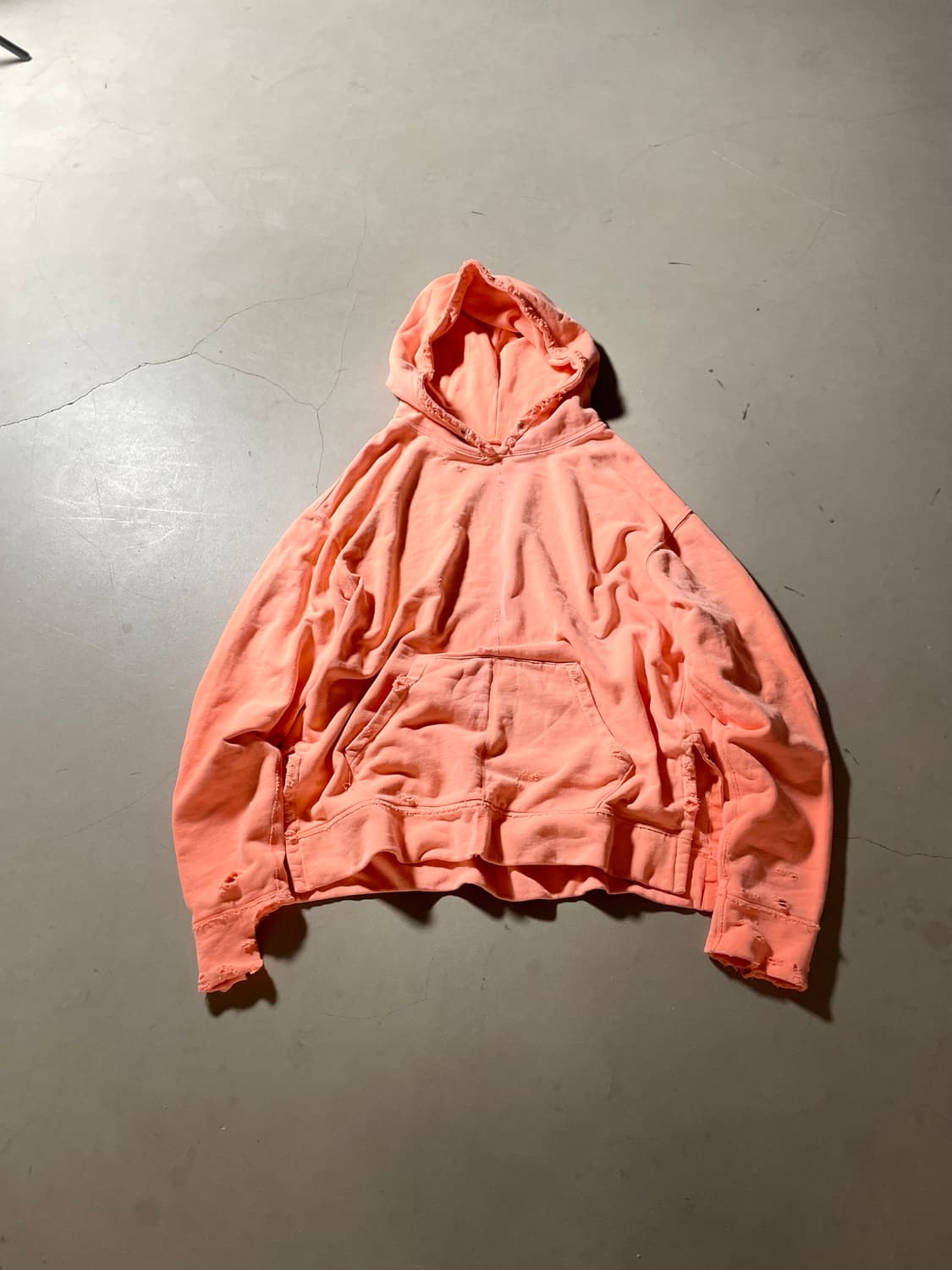 KZ Atelier  Distressed Over Hoodie 상품이미지3