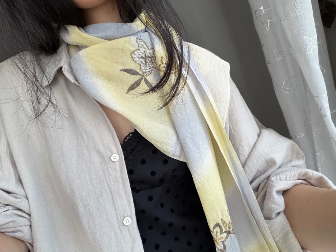flower point scarf 상품이미지2