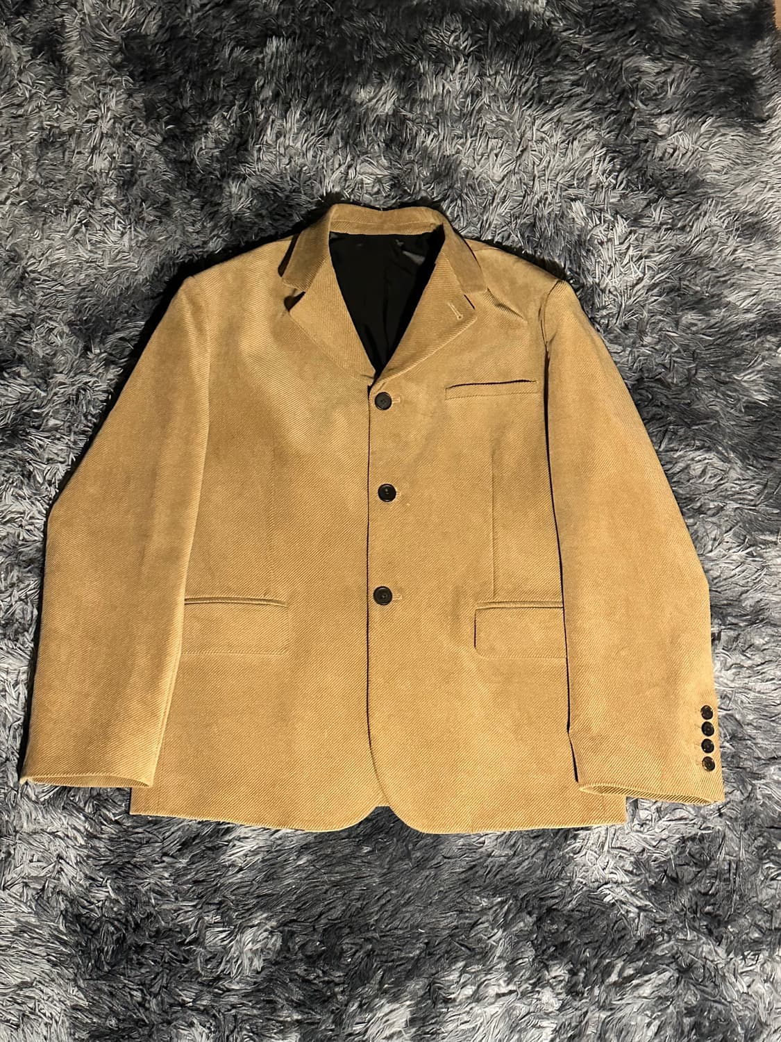 STU 코듀로이 블레이져 베이지 상품이미지1