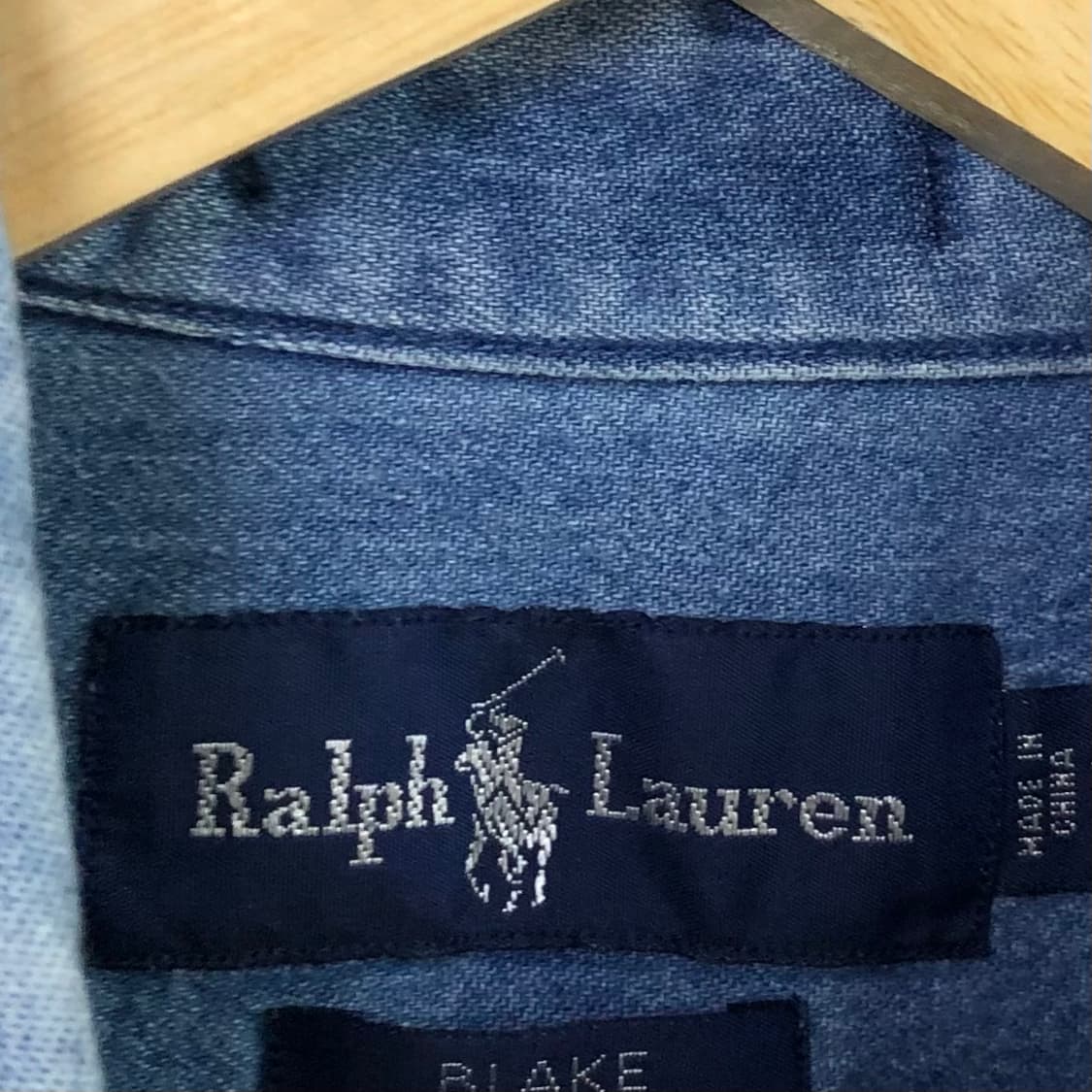 XL 폴로 데님 셔츠 상품이미지3