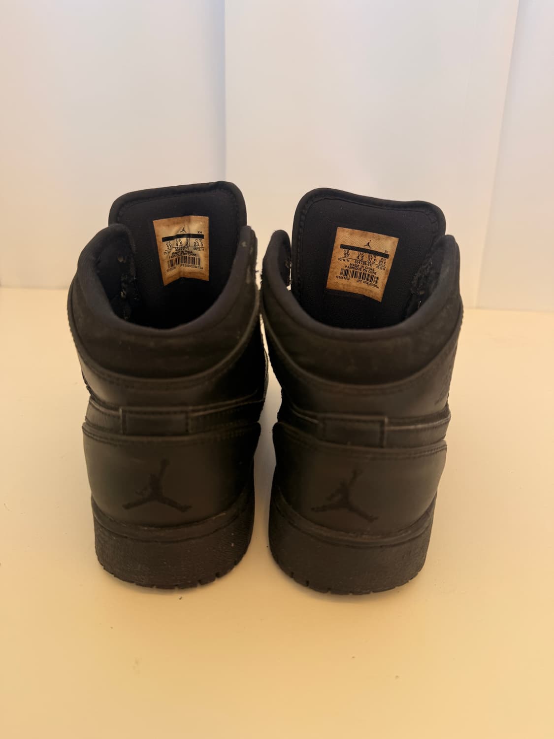  나이키 에어 조던 (nike air jordan) 미드 트리플 블랙  상품이미지3