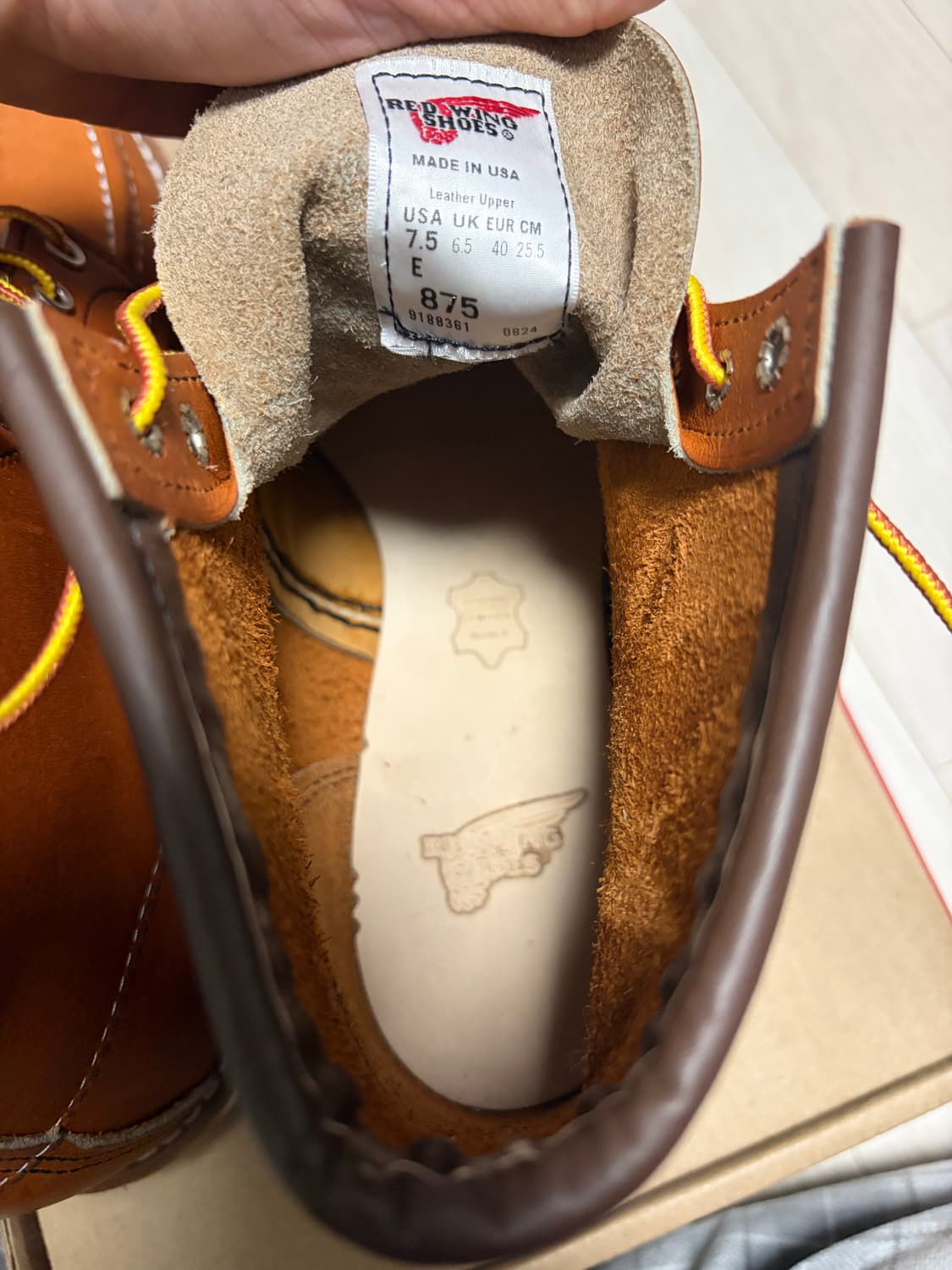 (새상품)레드윙 875 목토 오로레거시 (255) 상품이미지3