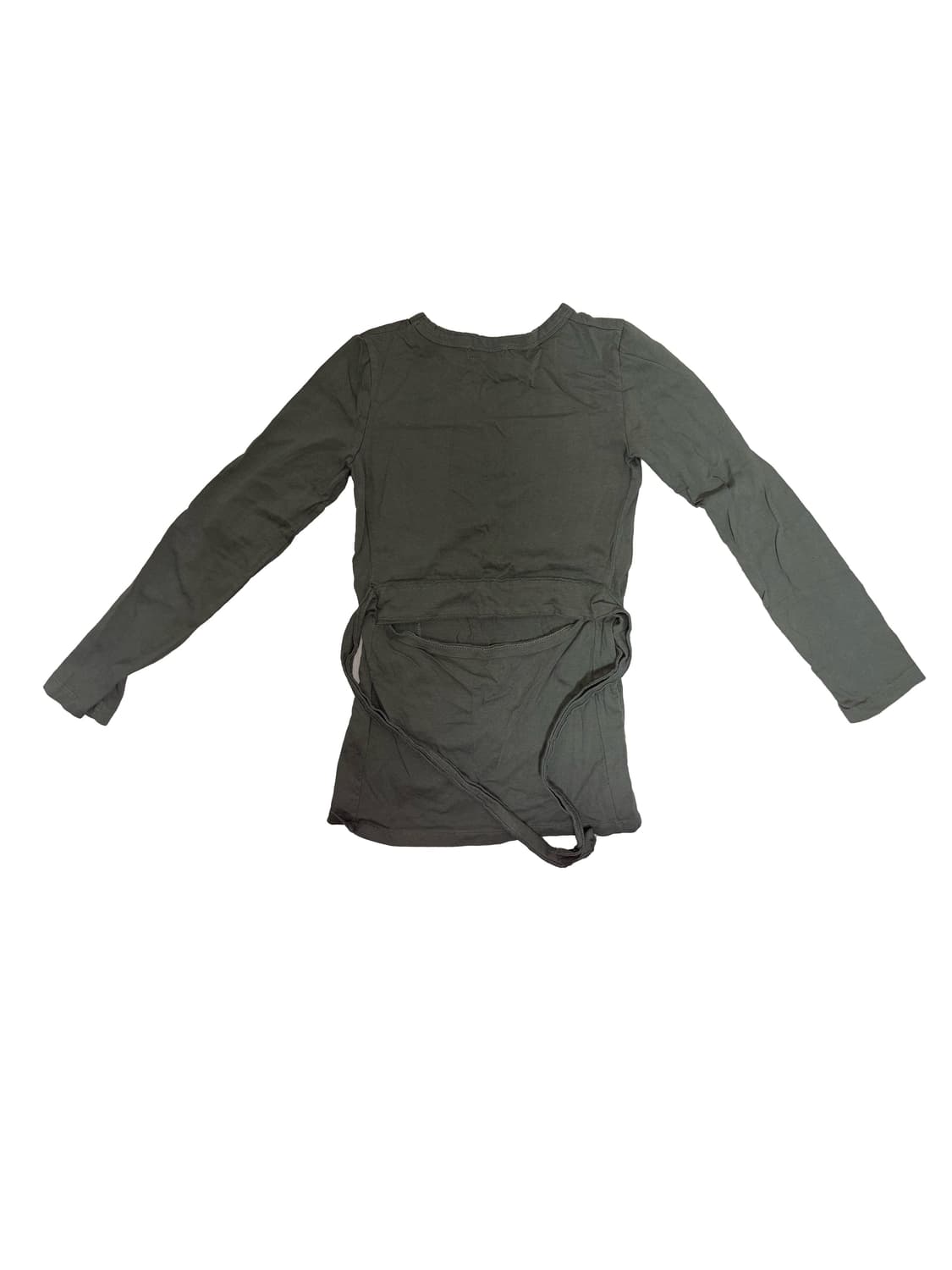 카키 스트랩 디테일 롱슬리브 상품이미지2