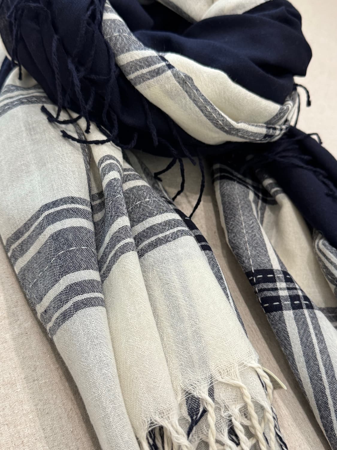 꼼데가르송 91aw 스티치 울 머플러 상품이미지4