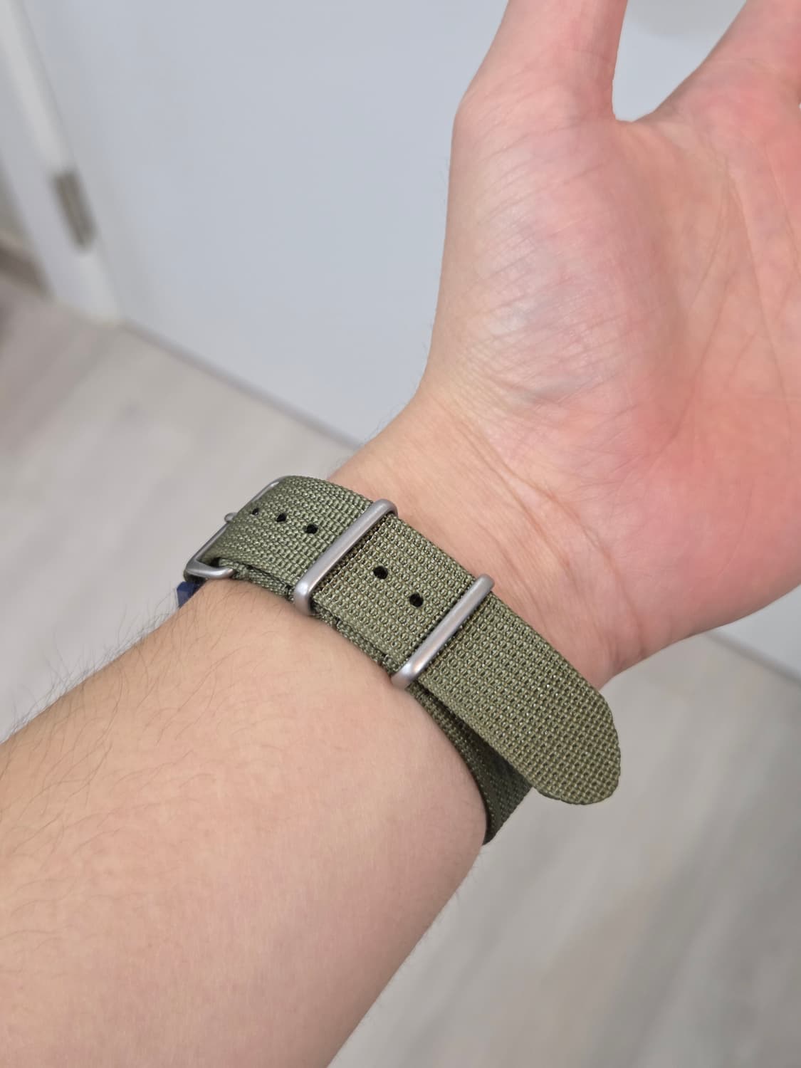 [새상품]빔즈재팬 시계 오리지널 한자  풀박스+ 카키 나토 스트랩 상품이미지7