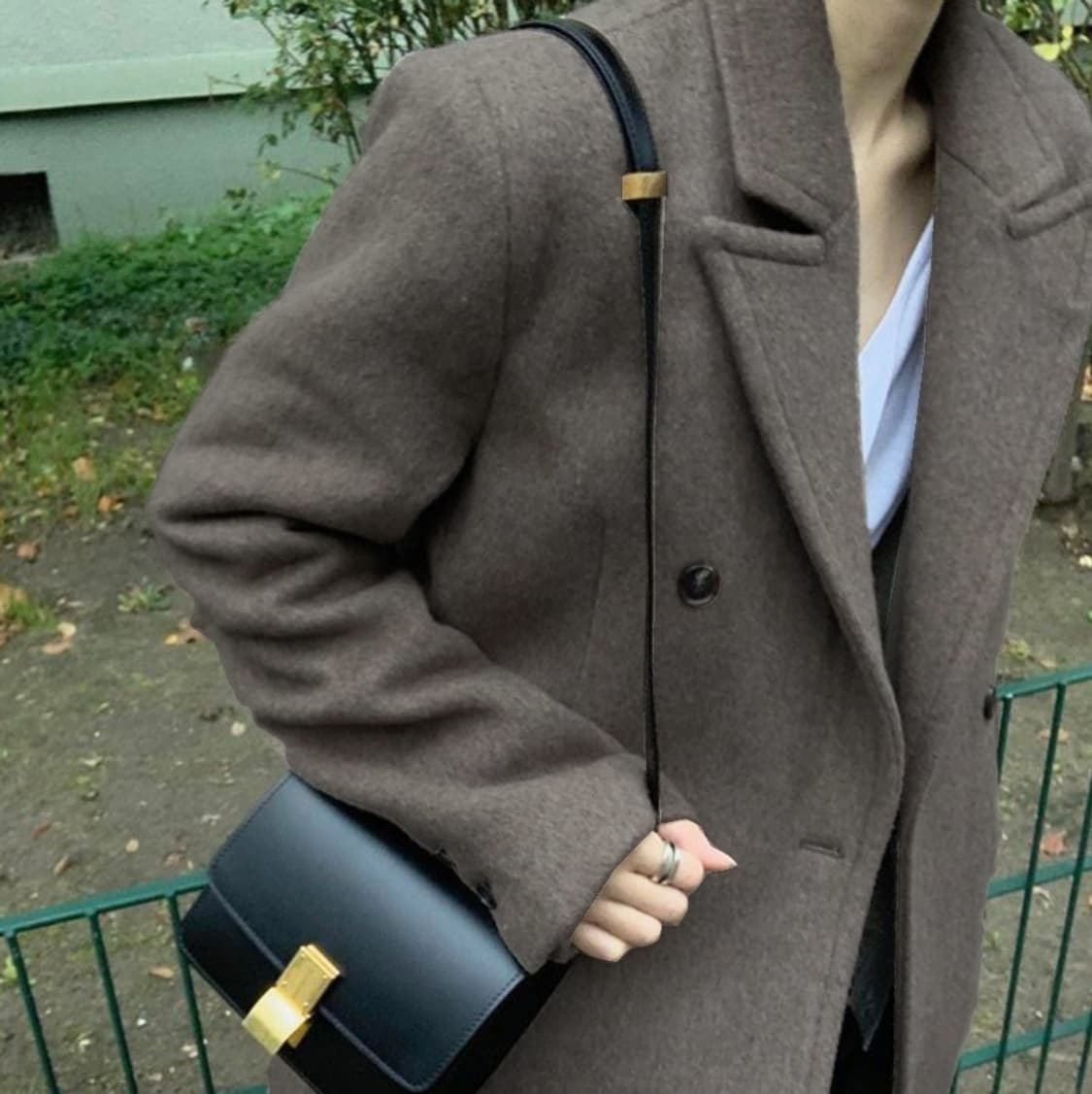 더웨이브(THE WAVE) 블랑 울알파카 더블코트 55-66 상품이미지2