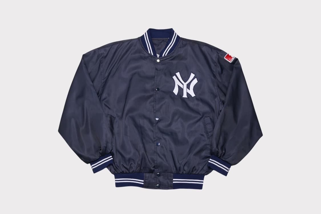 [L] 빈티지 뉴욕 양키스 바시티 자켓 상품이미지1